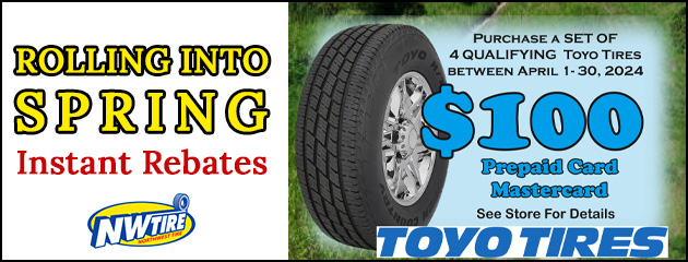 Toyo Tires Spring Rebate